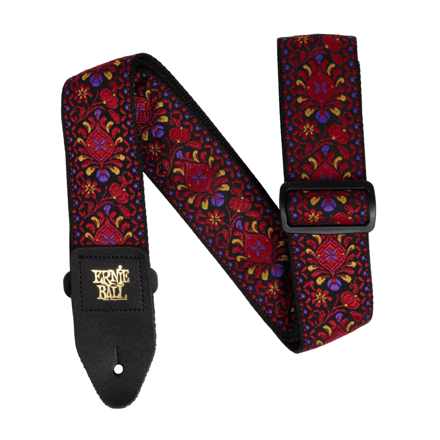 Ernie Ball Classic Jacquard Guitar Strap - Crimson Royal Bloom - Joondalup Music Centre