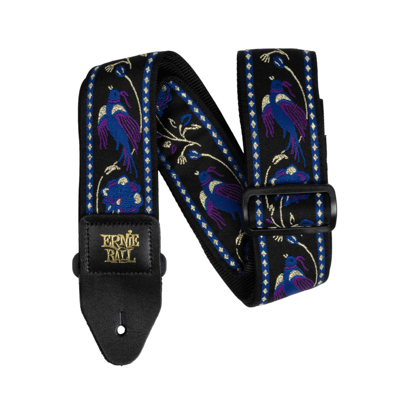 Ernie Ball Classic Jacquard Guitar Strap - Purple Pleasant Pheasant - Joondalup Music Centre