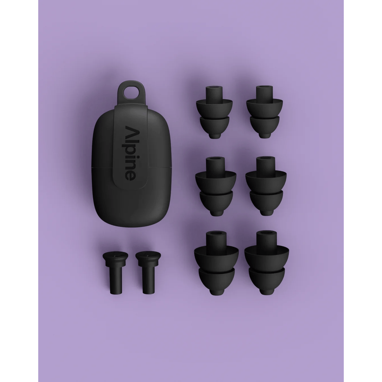 Alpine Partyplug Earplugs - Black