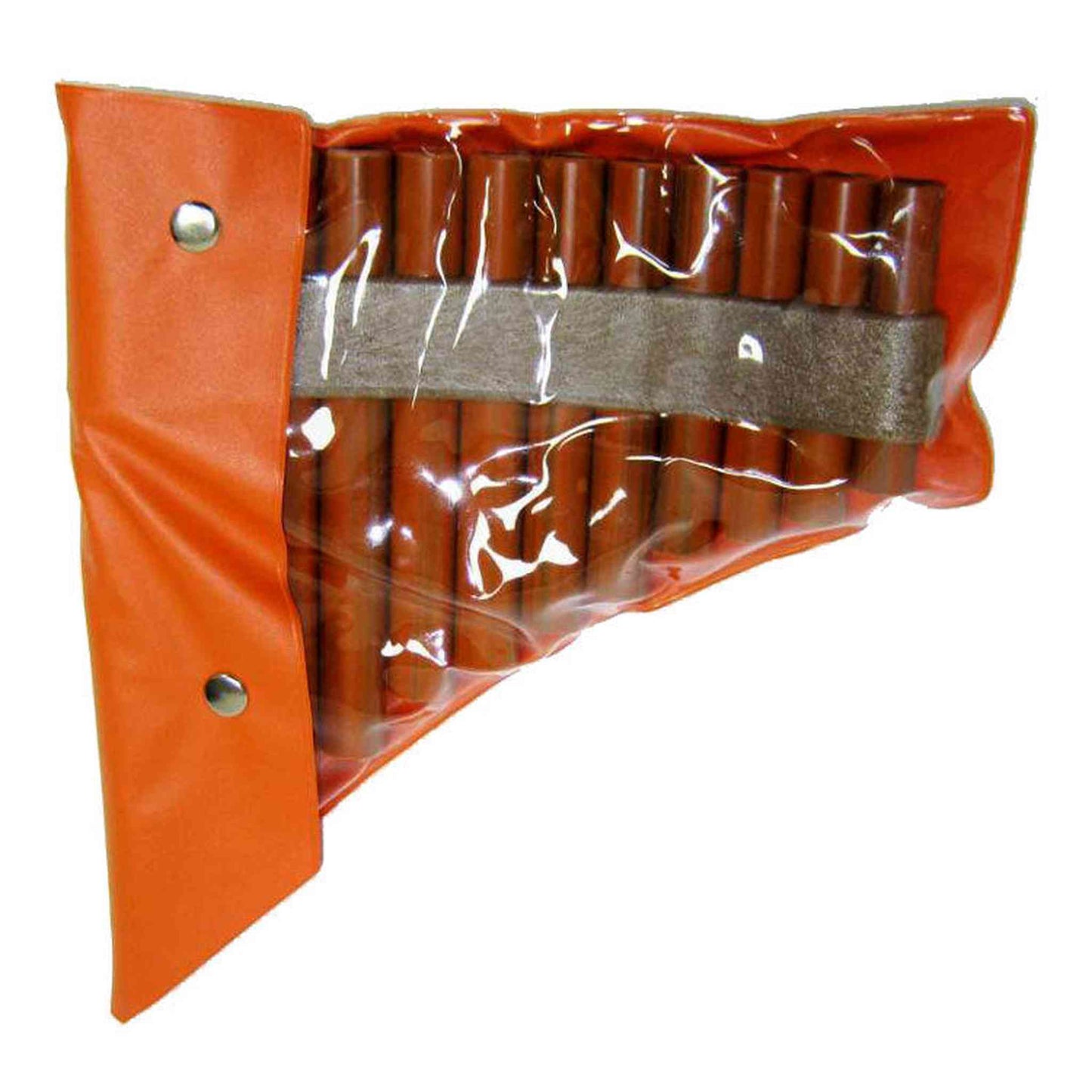 Opus Percussion 12-Hole Handmade Pan Flute with Storage Cover