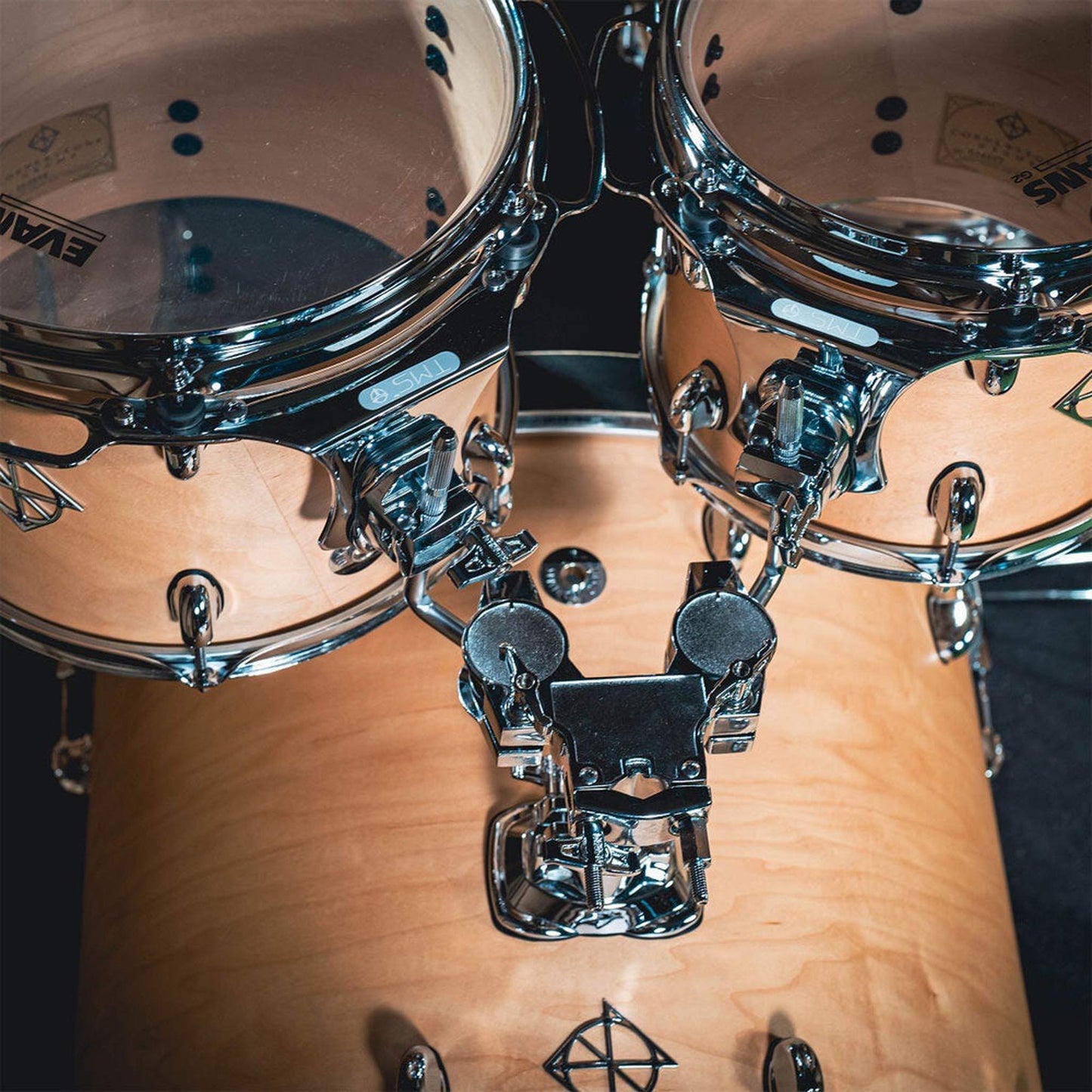 Dixon Cornerstone Maple 522 Series 5-Pce Drum Kit - Satin Natural