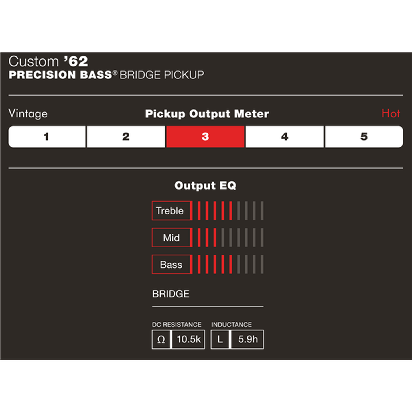 Fender Custom Shop '62 Precision Bass Pickup