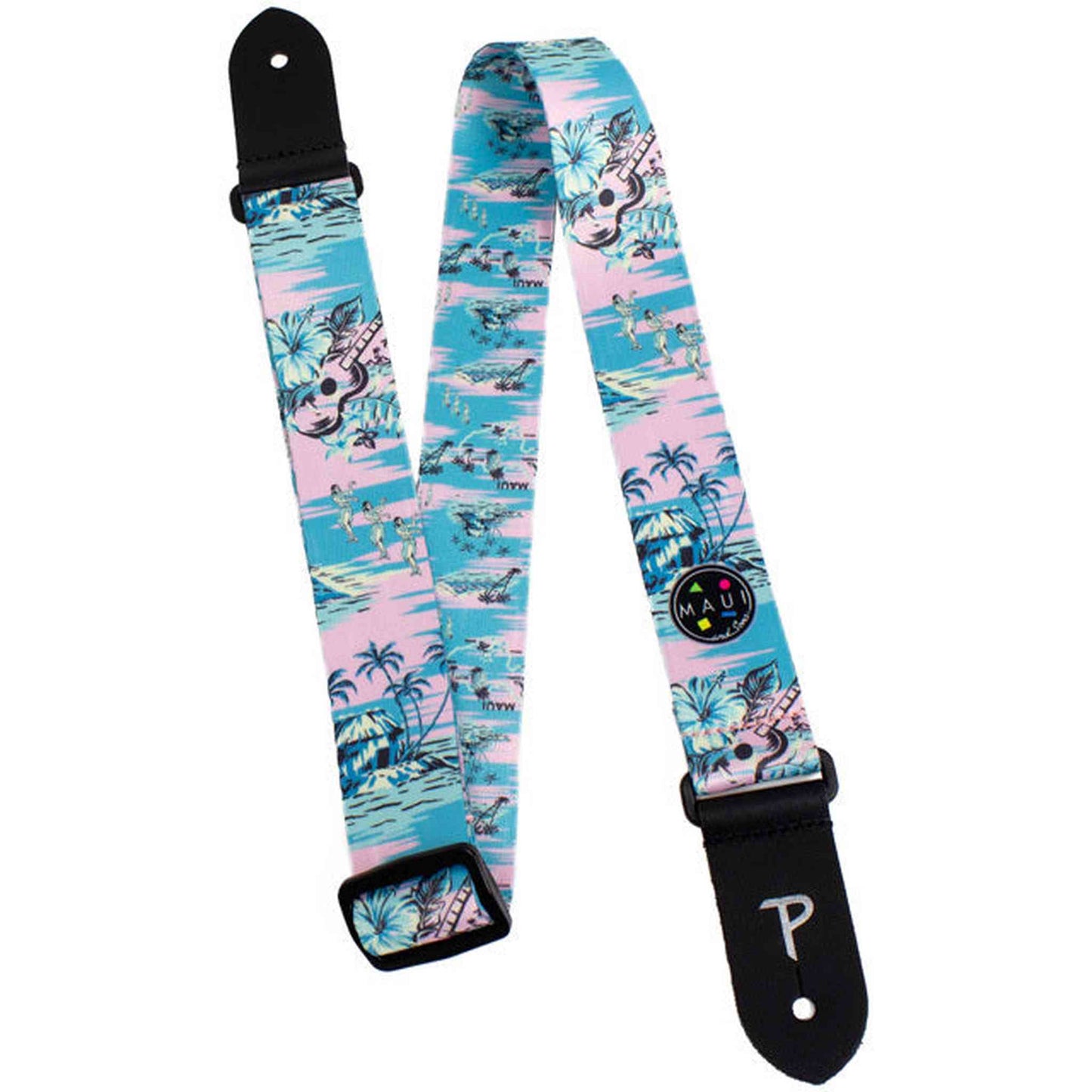 Perris 1.5" Polyester "Maui & Sons" 8171 Design Ukulele Strap