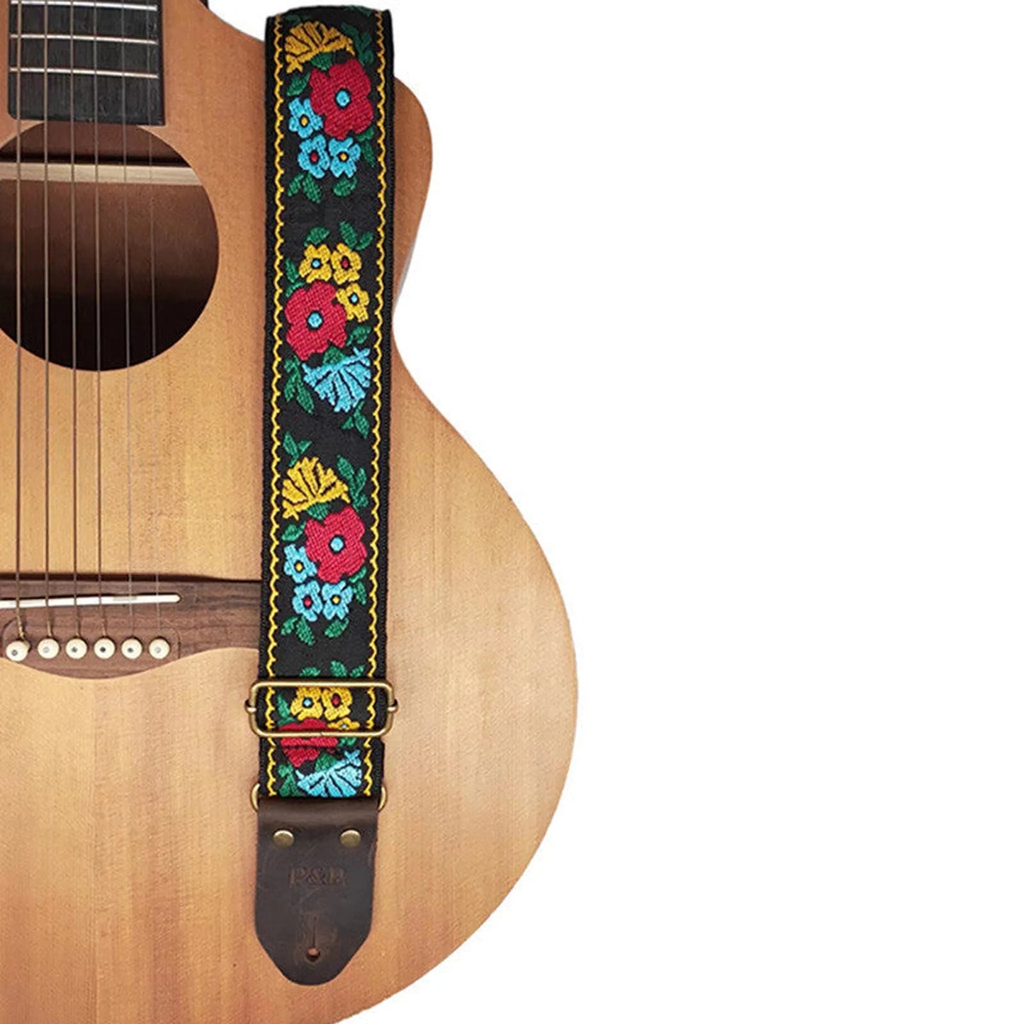 P&P Jacquard Strap - Friendly Bloom