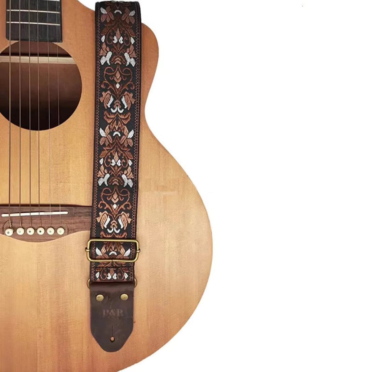 P&P Jacquard Strap - Walnut Tapestry