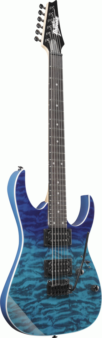 Ibanez RG120QASP Electric Guitar - Blue Graduation - Joondalup Music Centre