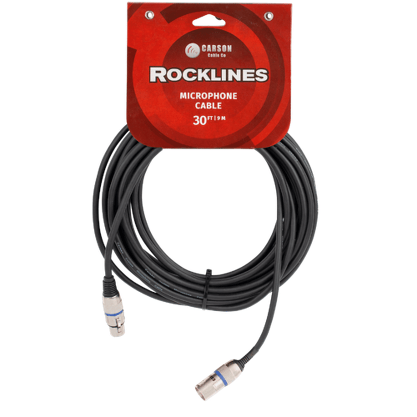Rockline Audio Patch Cable XLR M to XLR F - 30ft