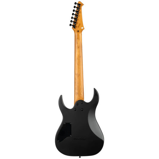 Spira S-407-MBK 7 String Electric Guitar - Satin Black