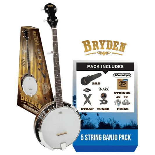 Bryden 5 String Banjo Package