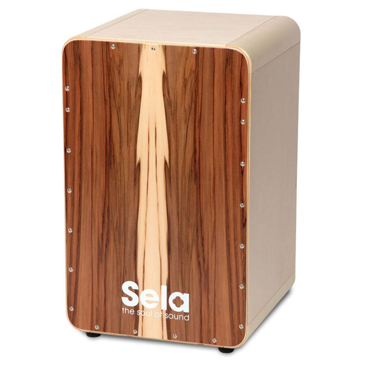 Sela "CaSela" Professional Snare Cajon - Satin Nut Finish-PERCUSSION-Joondalup Music Centre