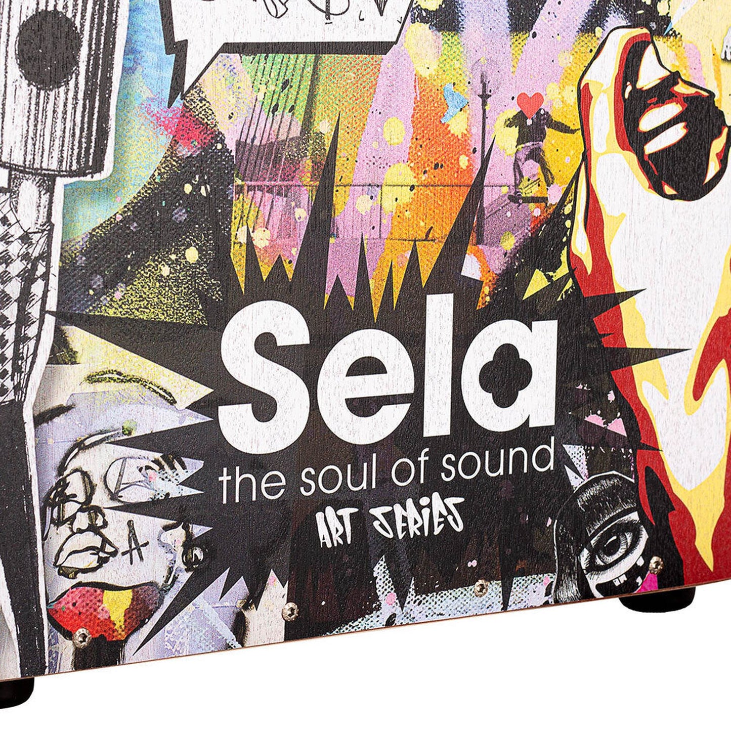 Sela "Art Series" Professional Cajon - Urban Design-PERCUSSION-Joondalup Music Centre