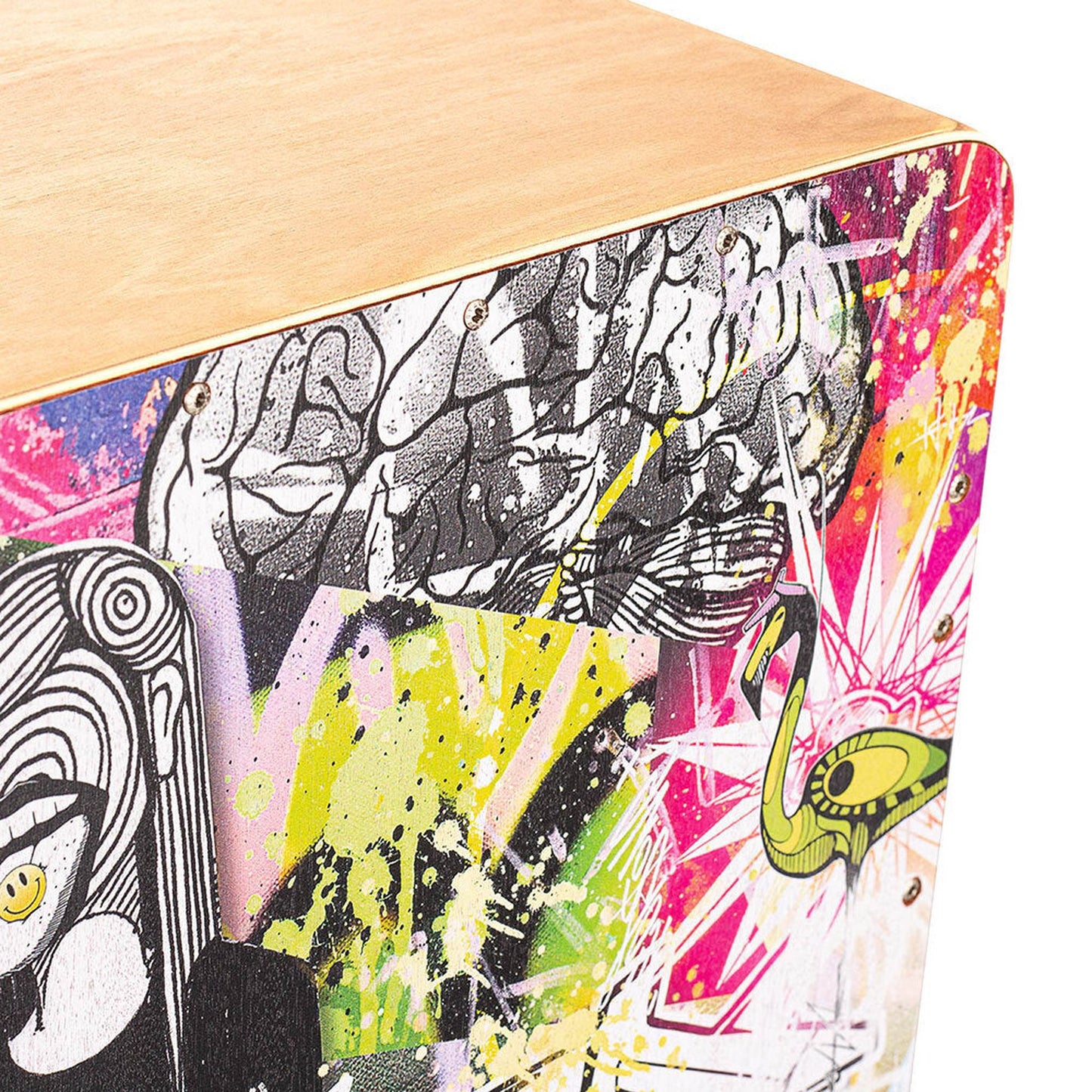 Sela "Art Series" Professional Cajon - Urban Design-PERCUSSION-Joondalup Music Centre