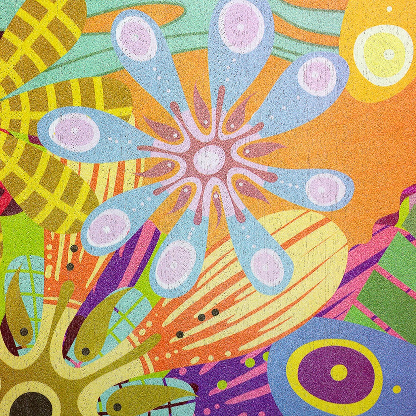 Sela "Art Series" Professional Cajon - Flower Power Design-PERCUSSION-Joondalup Music Centre