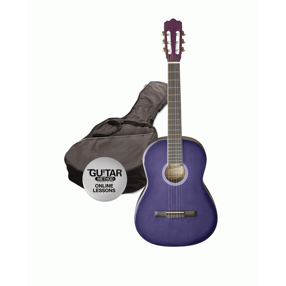 Classical Guitar Pack - Ashton CG14TP - Purple - Joondalup Music Centre