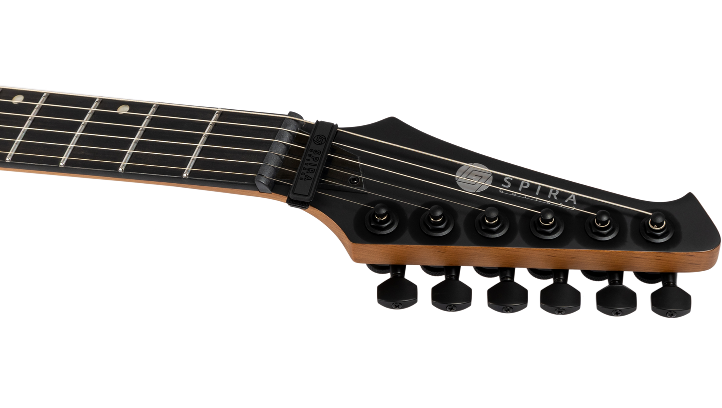 Spira V-400-MBK Electric Guitar - Satin Black