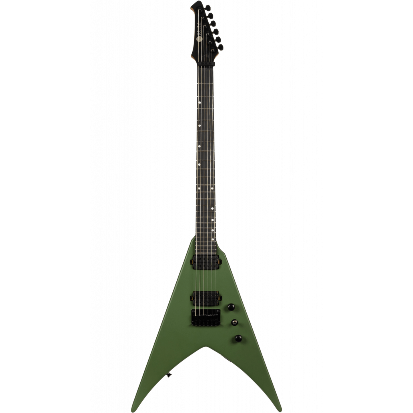 Spira V-400-MGR Electric Guitar - Satin Green