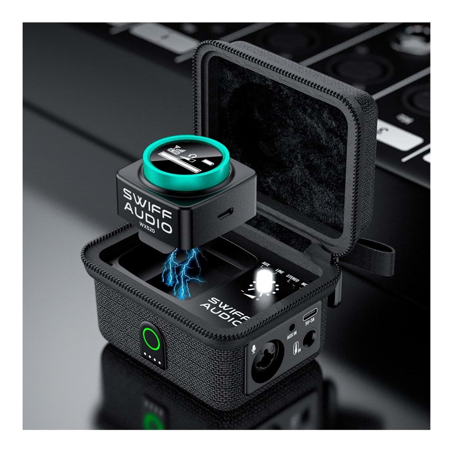 Swiff Audio WX520 5.8Ghz In-Ear Wireless Monitor System-IN EAR MONITORS-Joondalup Music Centre
