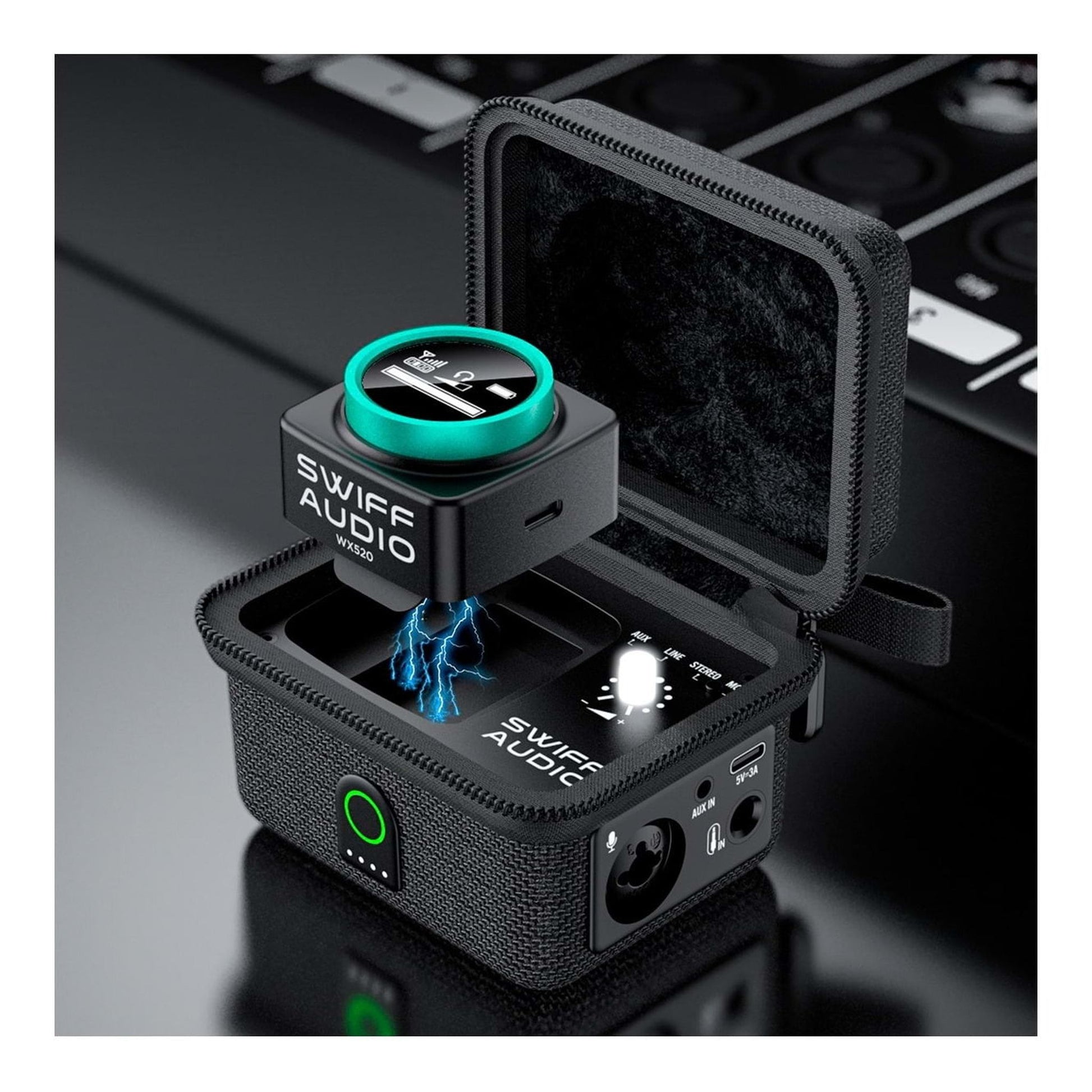 Swiff Audio WX520 5.8Ghz In-Ear Wireless Monitor System-IN EAR MONITORS-Joondalup Music Centre