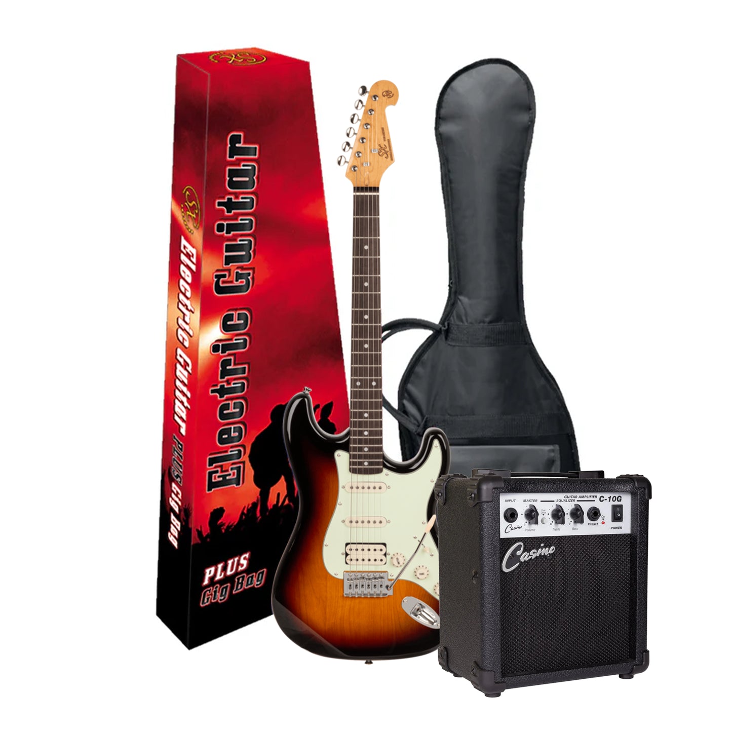 SX Vintage Style HSS Electric Pack - Sunburst