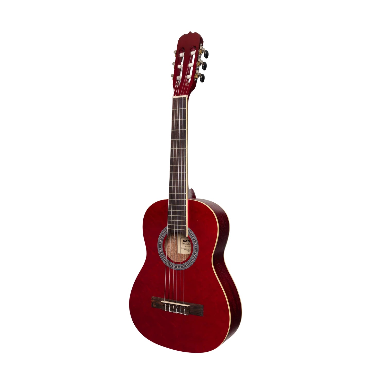 Sanchez 1/2 Size Student Classical Guitar w/Bag - Wine Red
