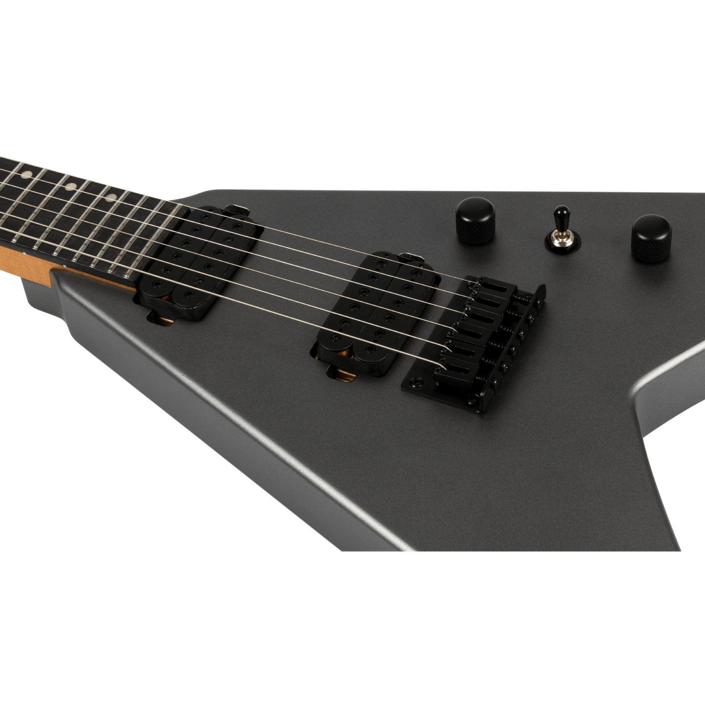 Spira V-400-MSL Electric Guitar - Satin Silver