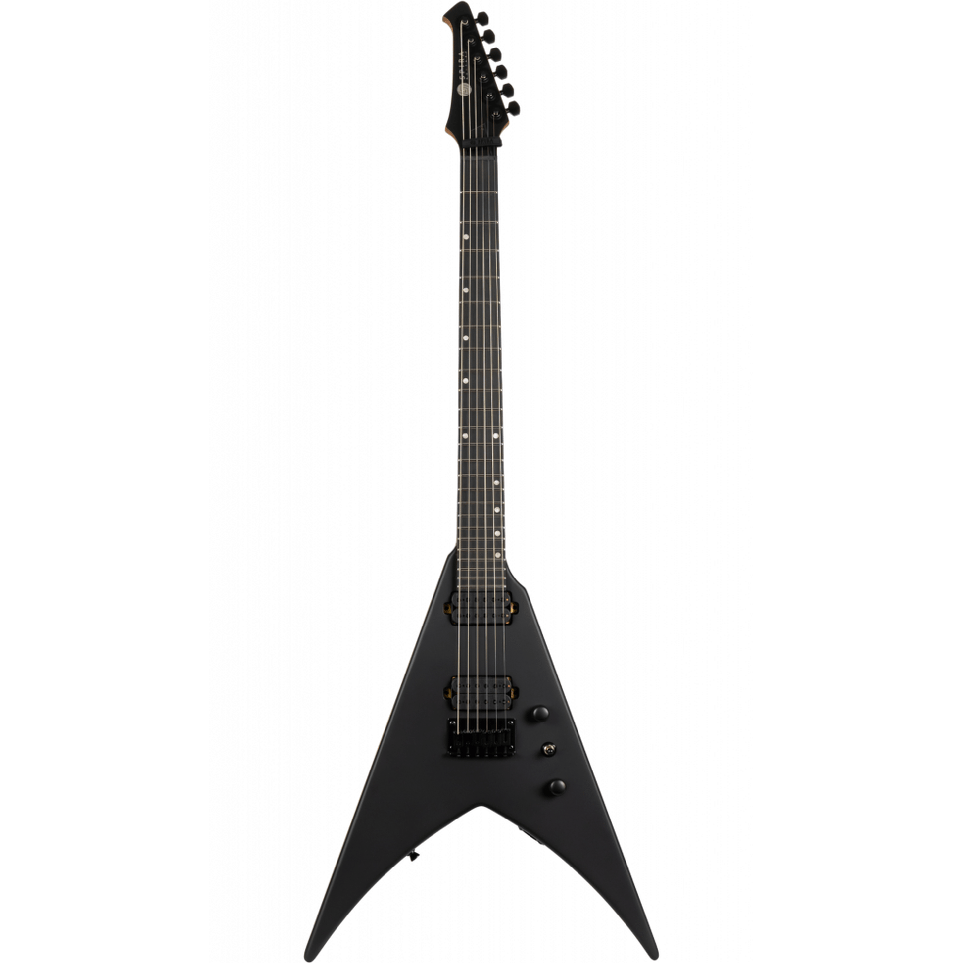 Spira V-400-MBK Electric Guitar - Satin Black from Joondalup Music Centre