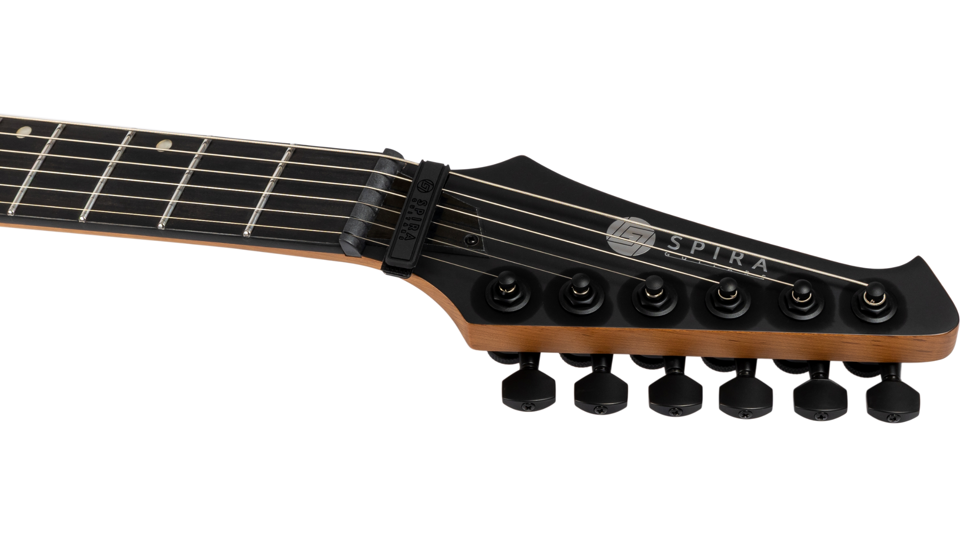 Spira V-400-MBK Electric Guitar - Satin Black from Joondalup Music Centre 4