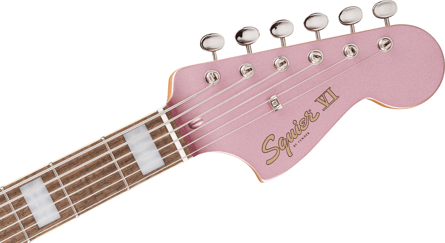 Squier Limited Edition Classic Vibe Bass VI - Burgundy Mist from Joondalup Music Centre 4