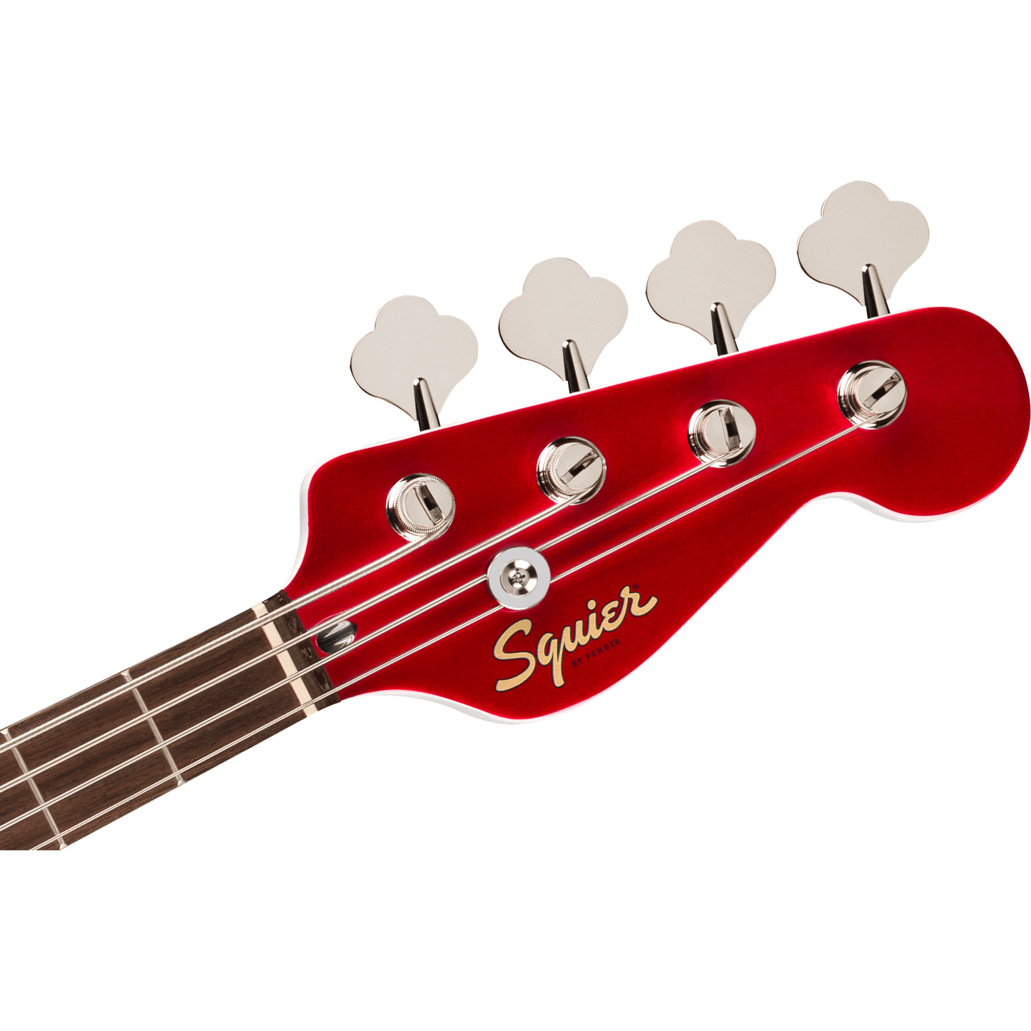 Squier Limited Edition Paranormal Rascal HH Bass - Candy Apple Red from Joondalup Music Centre 4
