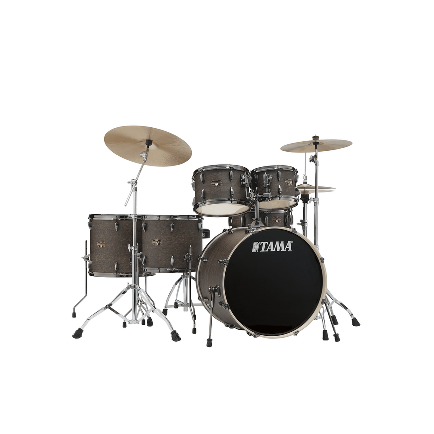 TAMA IP62H6WBN Limited Edition Imperialstar 6-Piece Drum Kit - Walnut Burl Wrap from Joondalup Music Centre