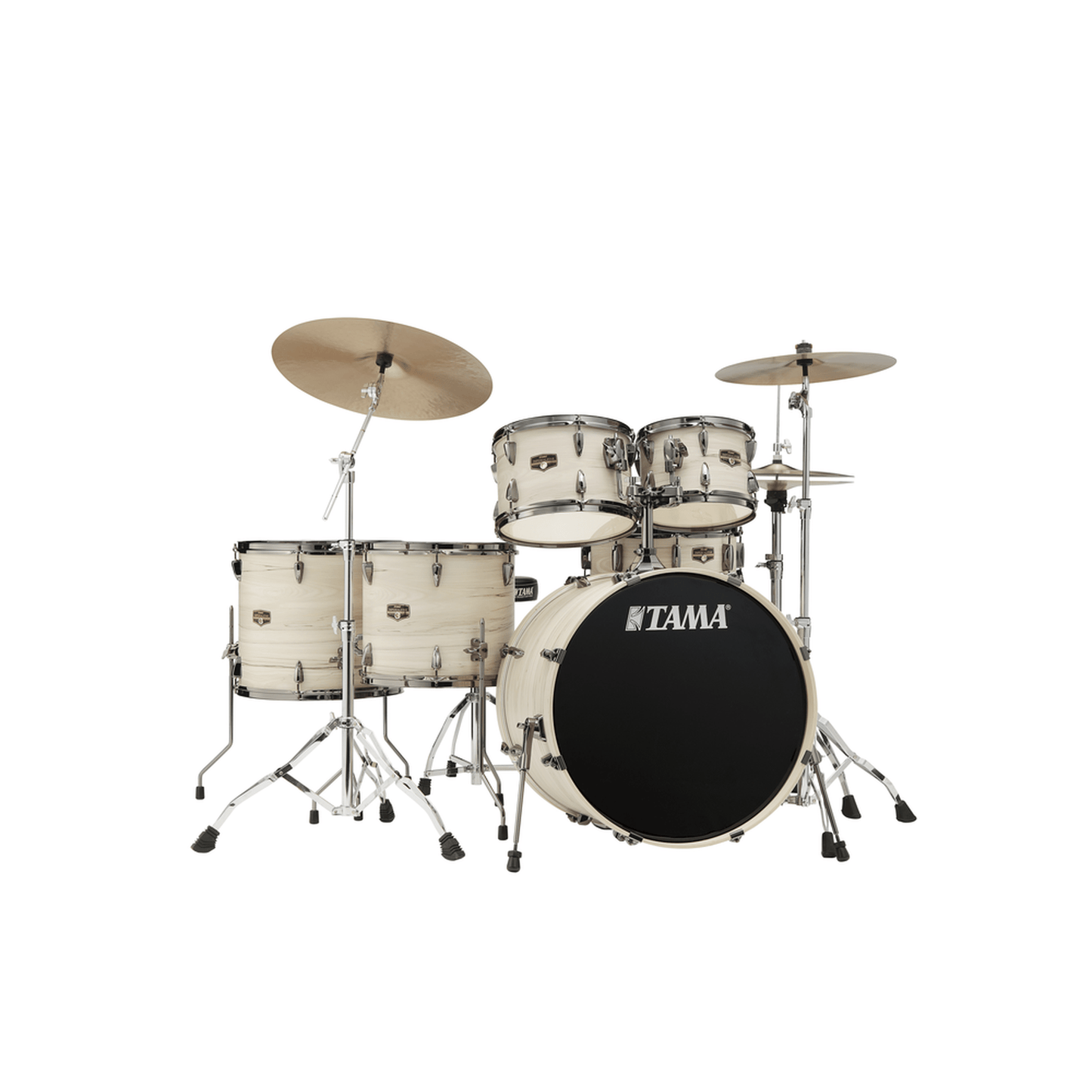 TAMA IP62H6WBN Limited Edition Imperialstar 6-Piece Drum Kit i-White Birch Wrap from Joondalup Music Centre