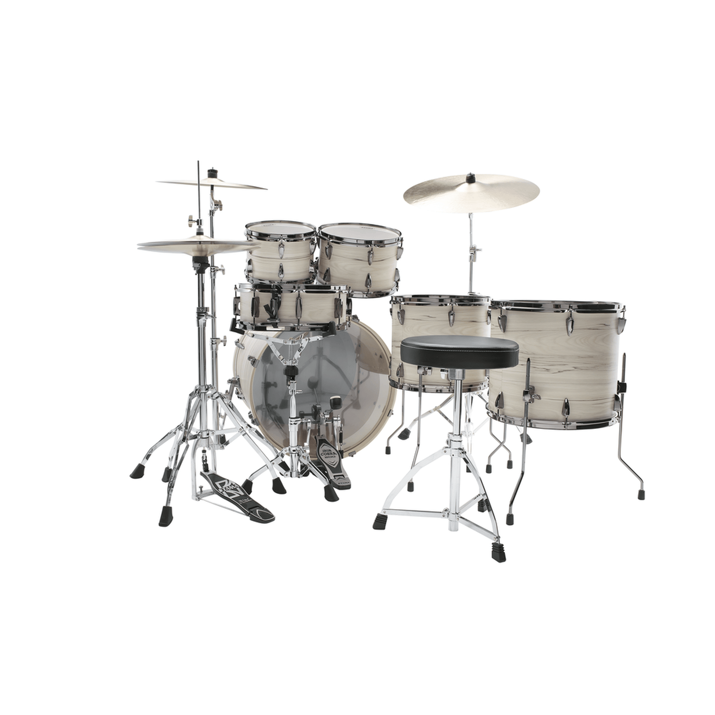 TAMA IP62H6WBN Limited Edition Imperialstar 6-Piece Drum Kit i-White Birch Wrap from Joondalup Music Centre 2