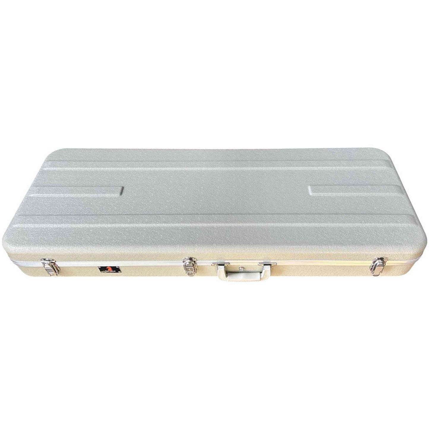 Torque Deluxe ABS Rectangular Electric Guitar Case - Ivory Finish