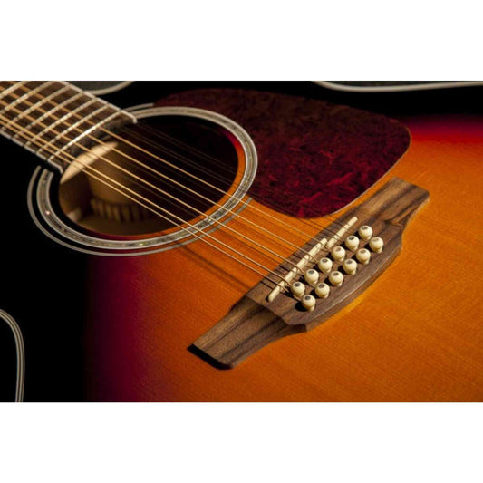 Takamine G70 12 String Jumbo Acoustic Guitar - Brown Sunburst