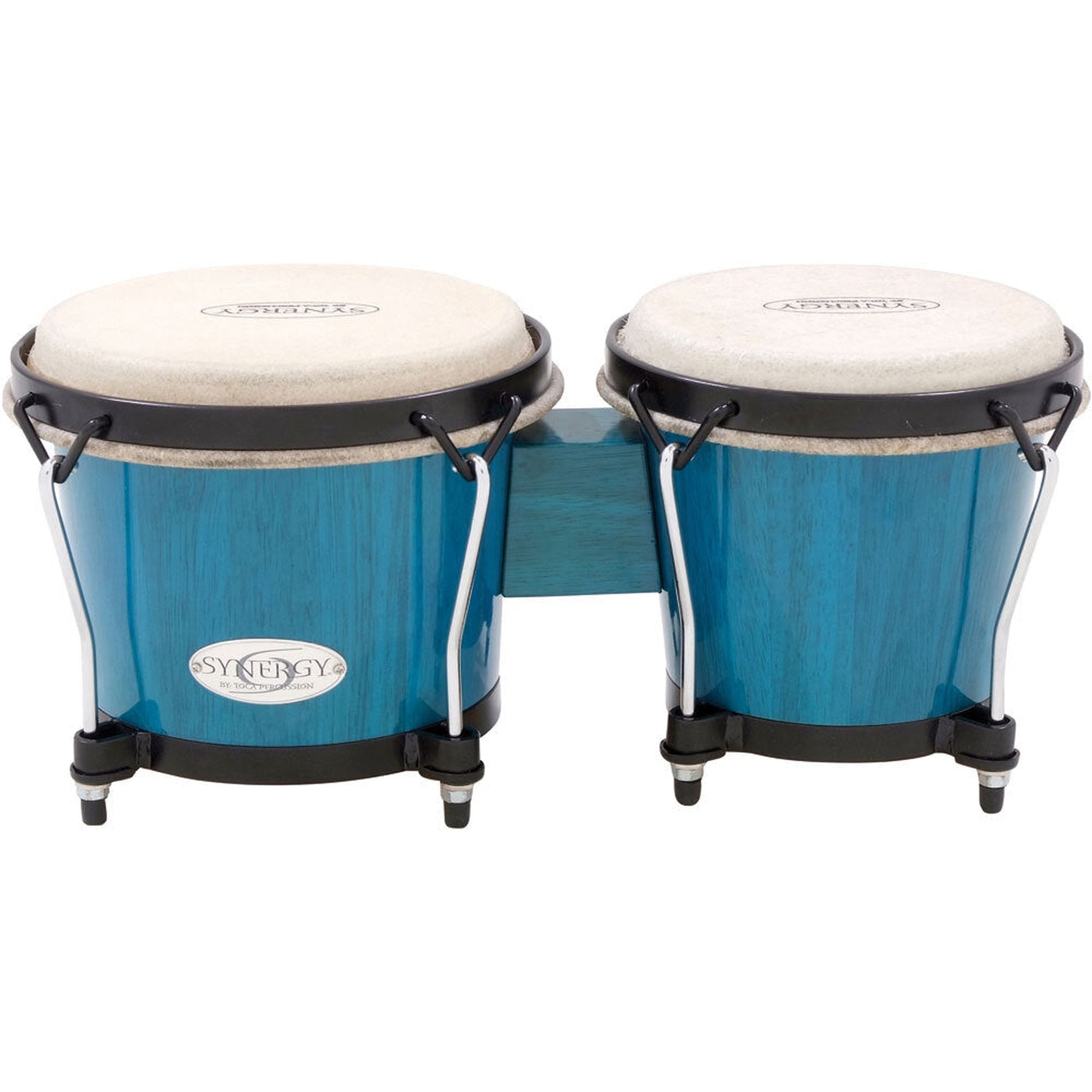 Toca 6 & 7" Synergy Series Wooden Bongos - Bahama Blue - Joondalup Music Centre