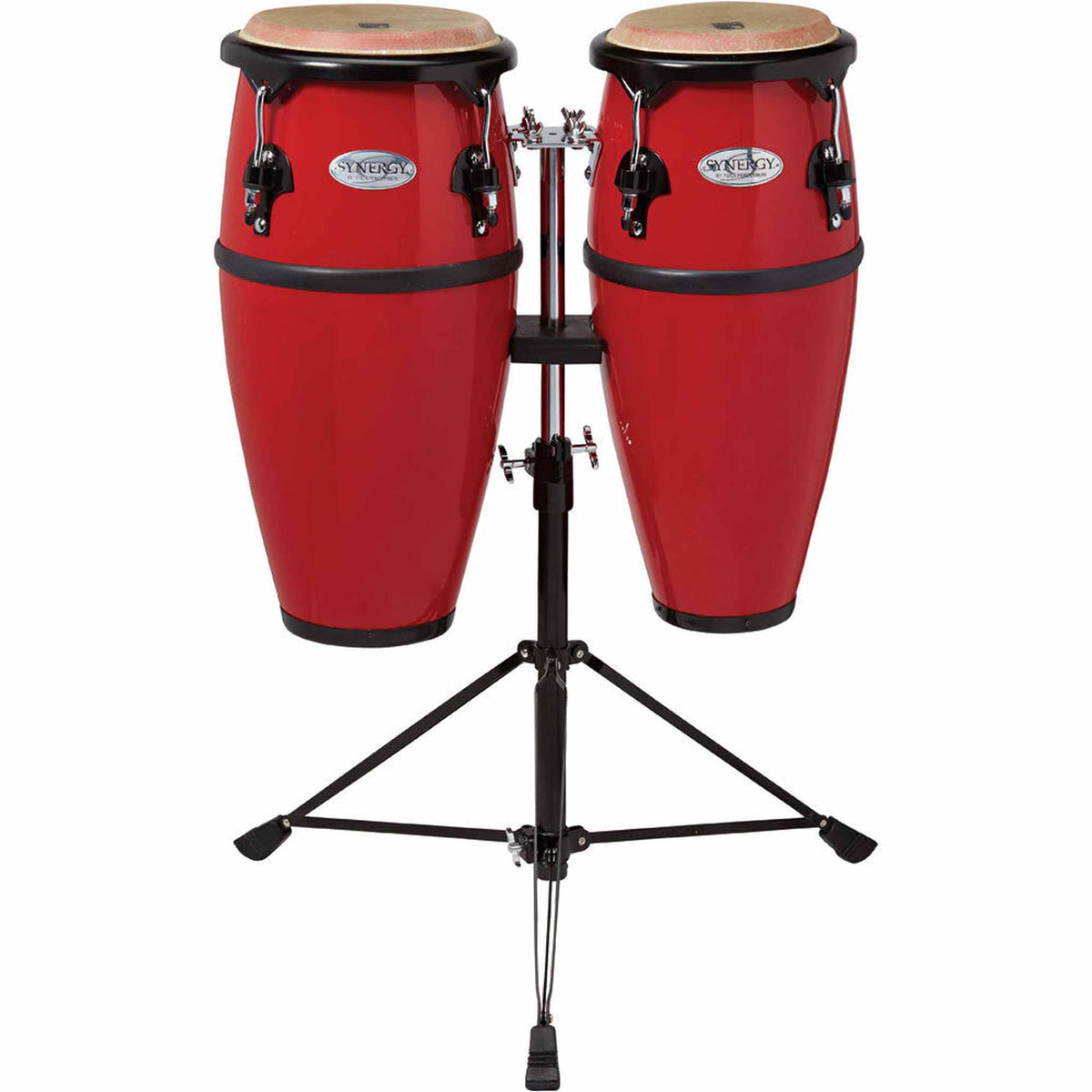 Toca 8 & 9" Synergy Series Fiberglass Jr. Conga Set - Red