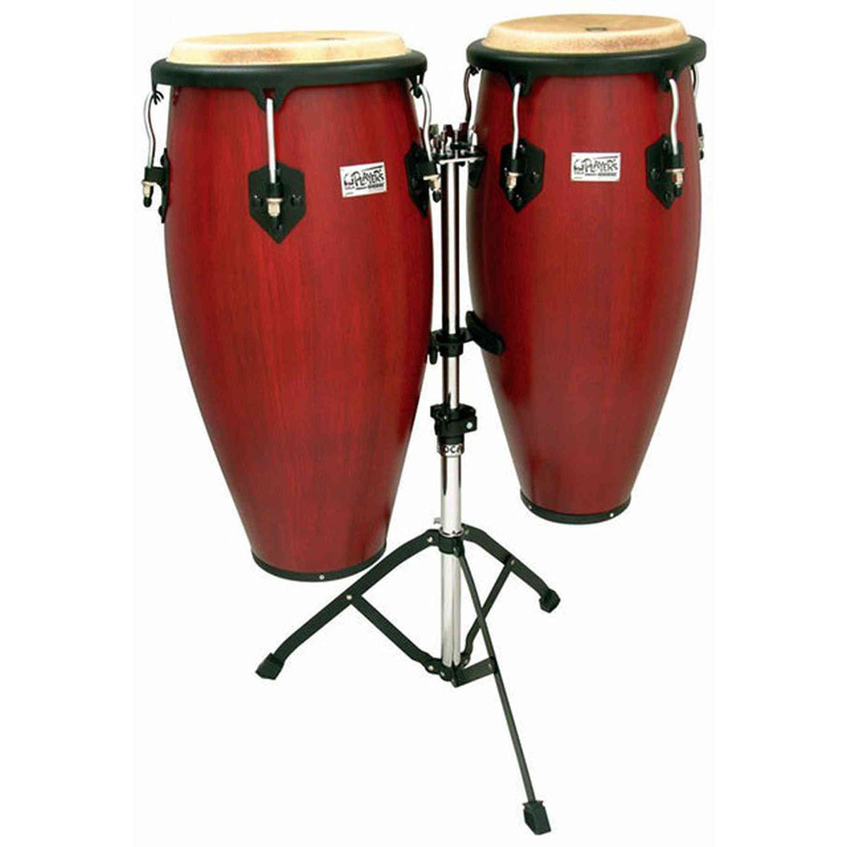 Toca 11 & 11"-3/4" Players Series Wooden Conga Set - Cherry Red