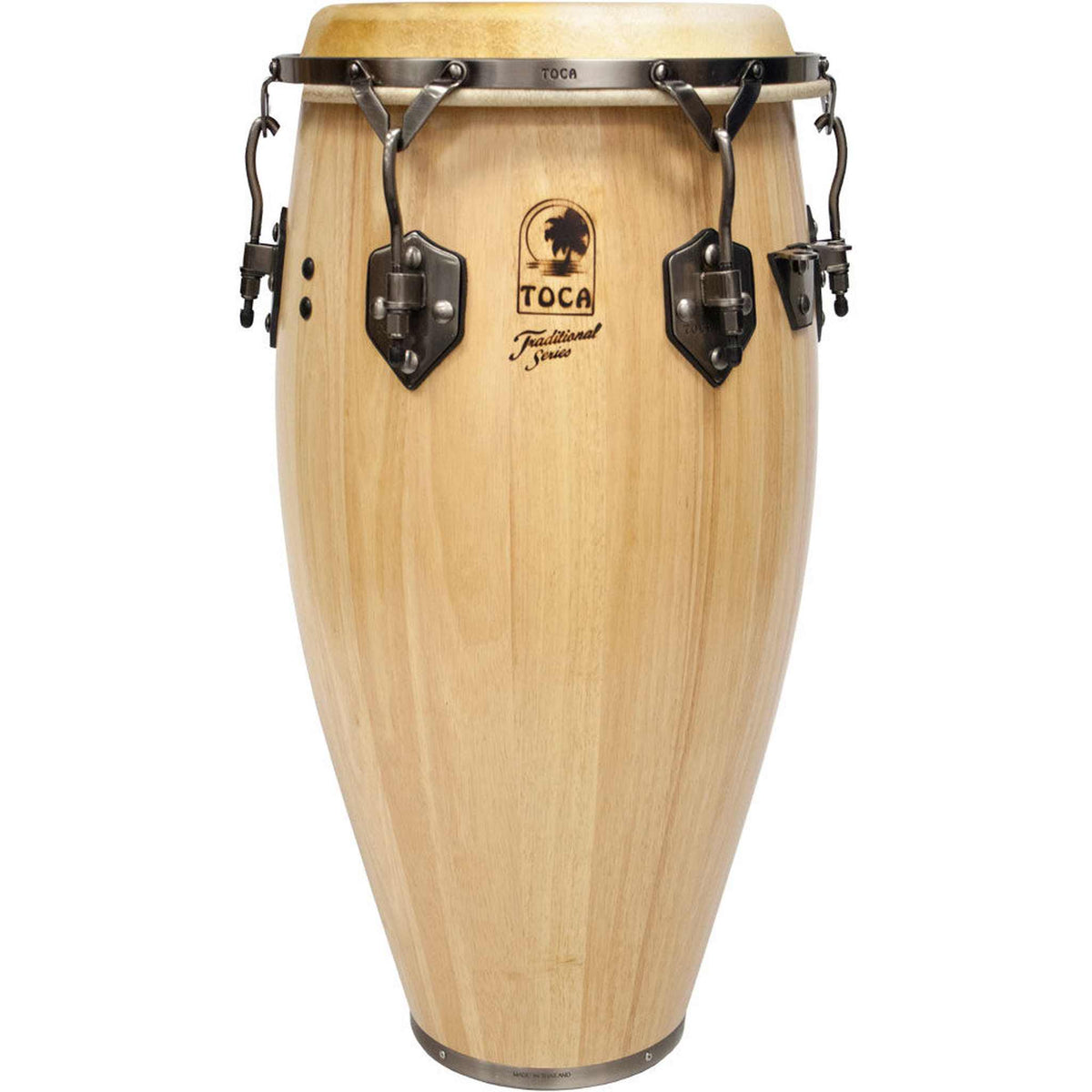 Toca Traditional Series 12-1/2" Wooden Tumba - Natural