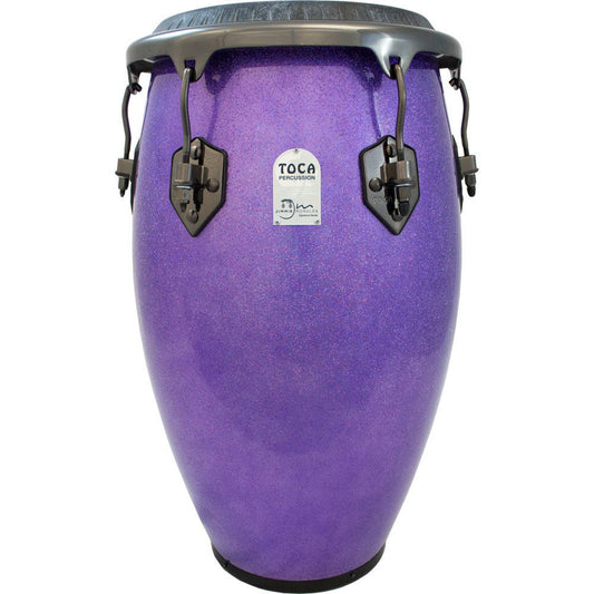 Toca Signature Series Jimmie Morales 12-1/2" Fiberglass Tumba - Purple Sparkle