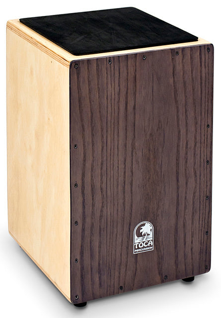 Toca Wooden Cajon in Natural w/ Ash Wood Front Plate