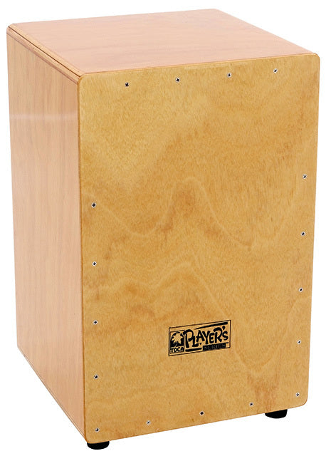 Toca Players Series Wooden Cajon in Natural Gloss w/ Internal Wire Snares