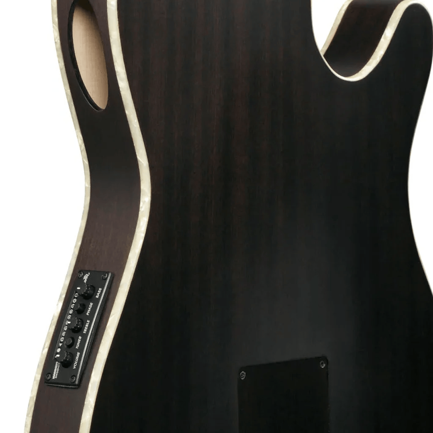 Ibanez TOD10NL TKF Tim Henson Left Handed Acoustic Guitar - Trans Black Flat