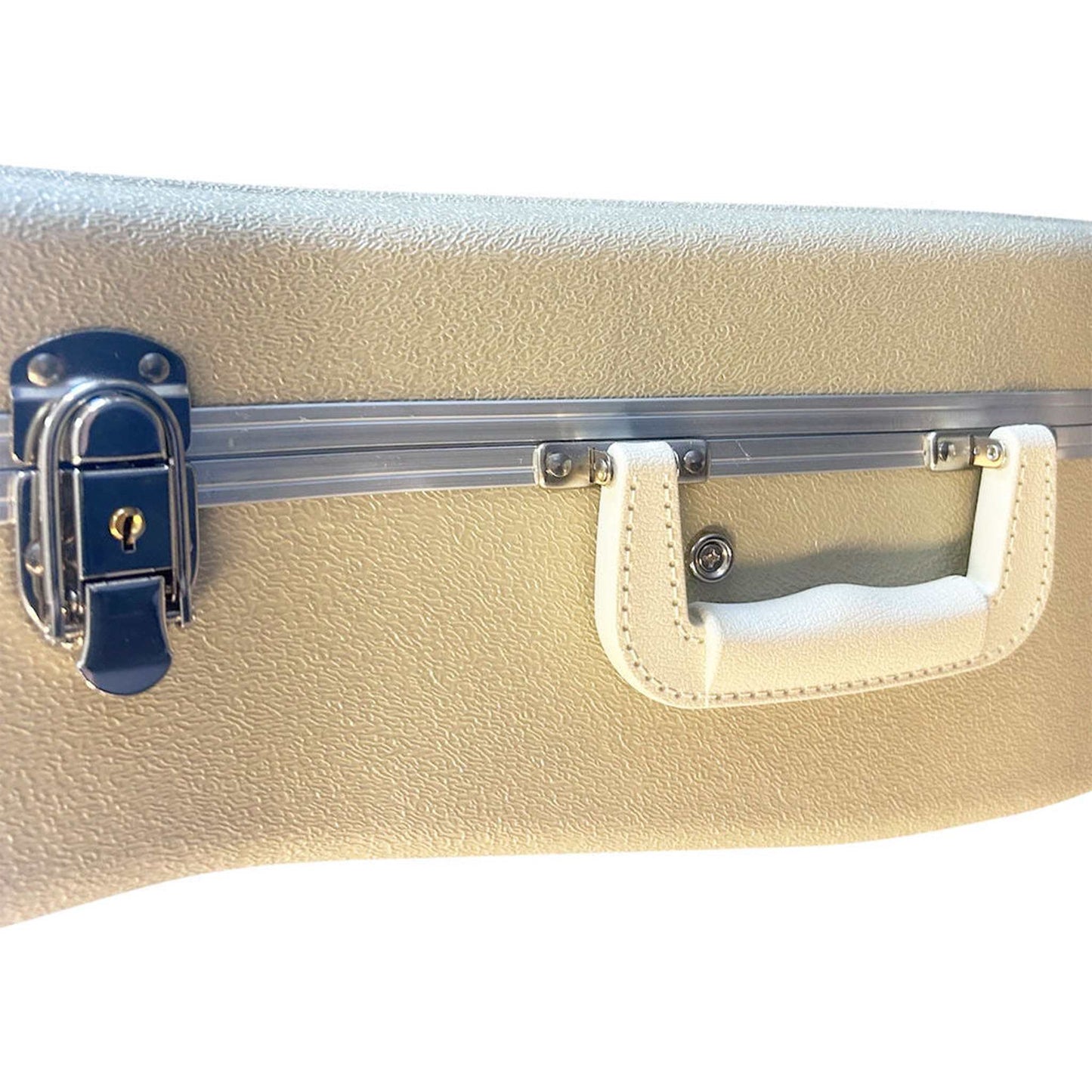 Torque Deluxe ABS 6/12-String Acoustic Guitar Case - Ivory Finish