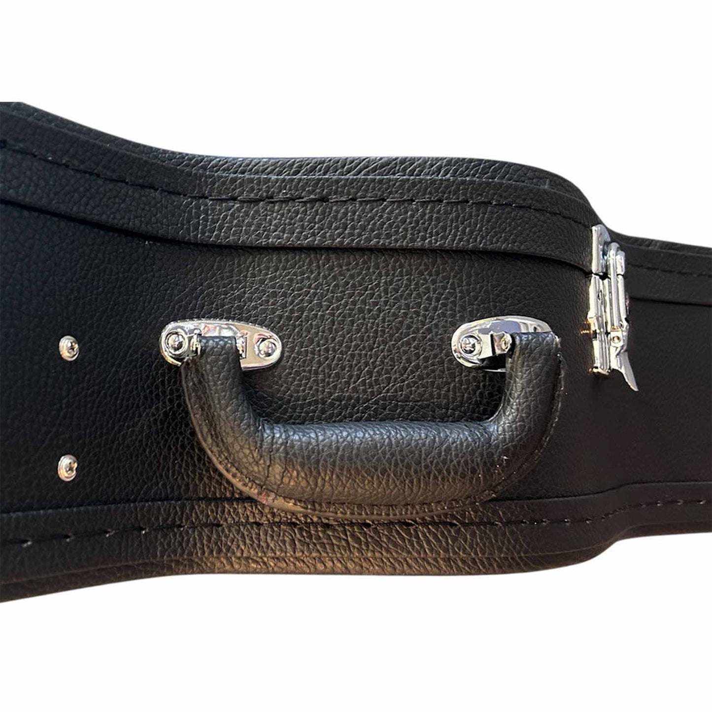 Torque Wooden Archtop 6/12-String Acoustic Guitar Case - Black