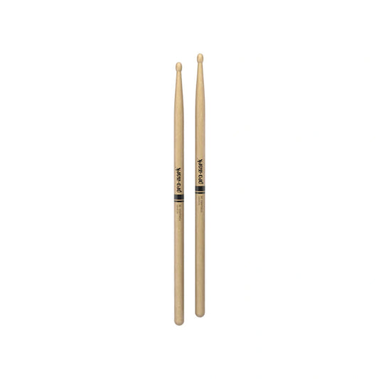 Promark Forward 2B Lacquered Hickory Wood Tip Drumsticks - 4 Pack