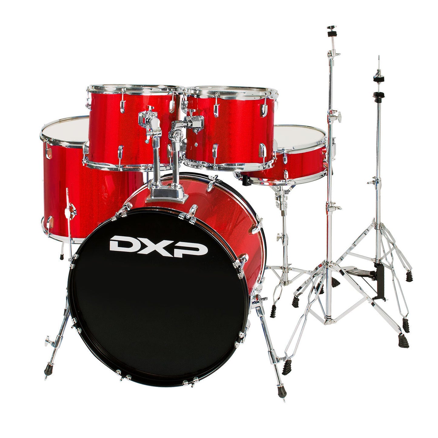 DXP – ‘Pioneer’ 5 pce Drum Kit – Candy Apple Sparkle