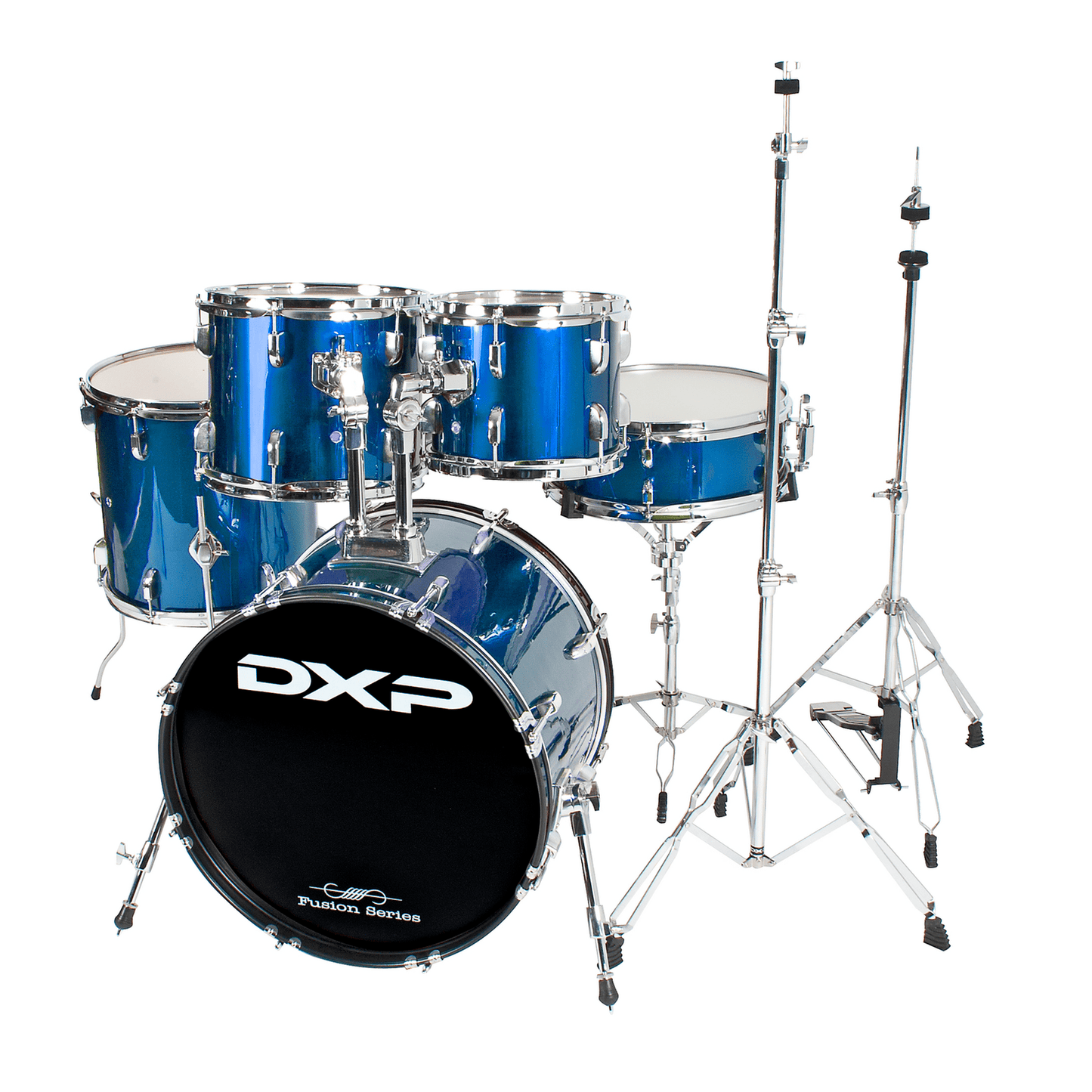 DXP TXP62BL Fusion 20 5 pce Drum Kit – Metallic Blue