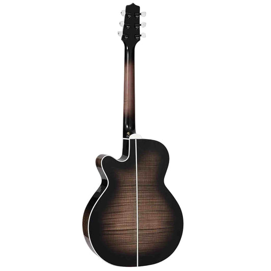 Takamine Thermal Top Series NEX AC/EL Guitar - Transparent Black Burst Finish 2