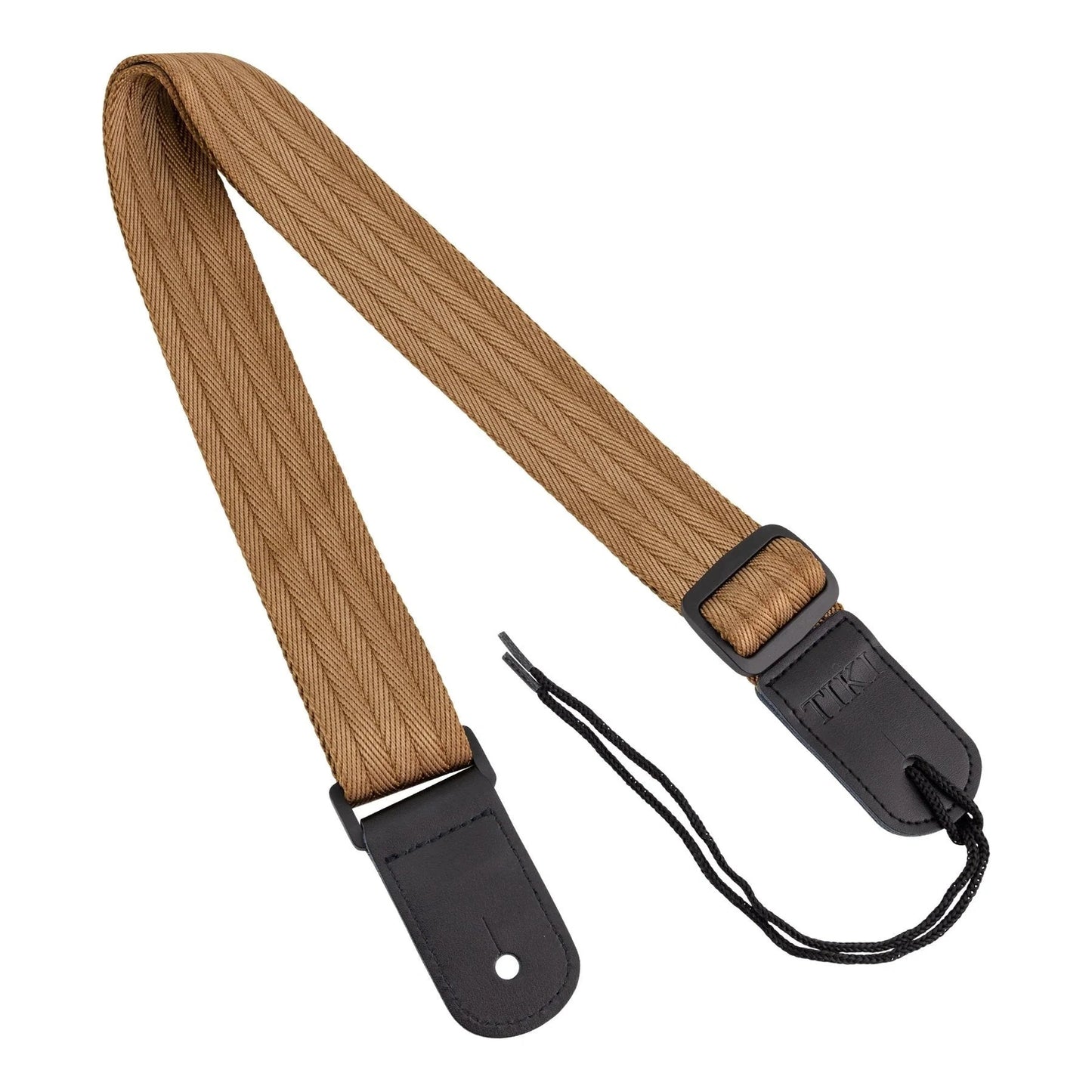Tiki Premium Nylon Ukulele Strap - Brown-STRAP-Joondalup Music Centre