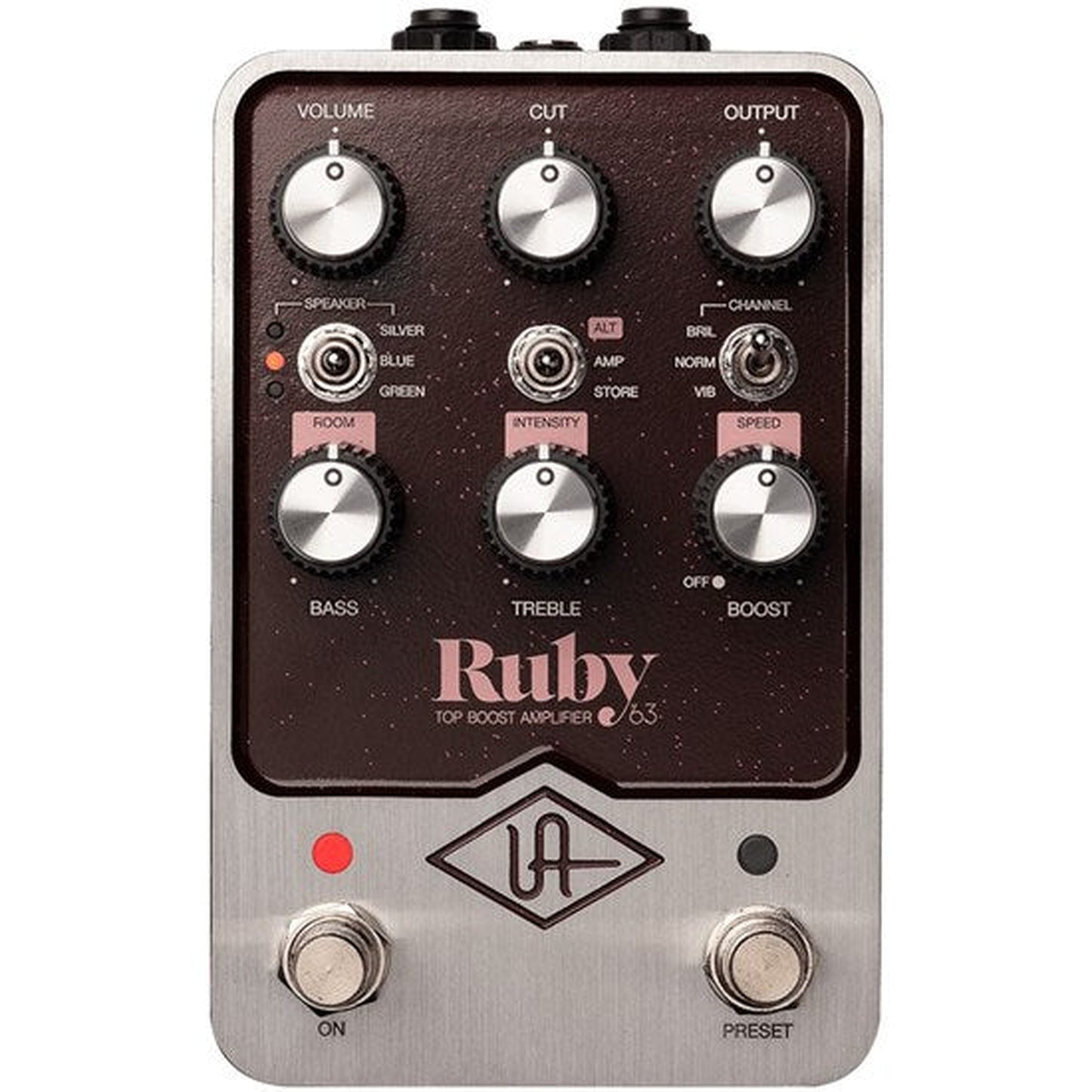 Universal Audio Effects Ruby Top Boost Amplifier Pedal - Joondalup Music Centre